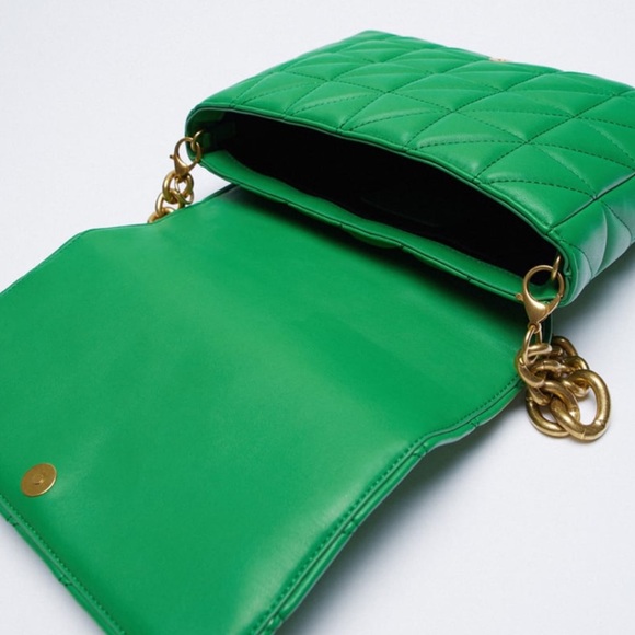 Zara Bags Zara Quilted Chain Strap Shoulder Bag Poshmark